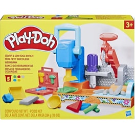 Hasbro Play-Doh Stamp N Saw Tool Bench
