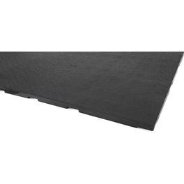 Δάπεδο Γυμναστικής 94470 από Λάστιχο 100x100 cm - Μαύρο