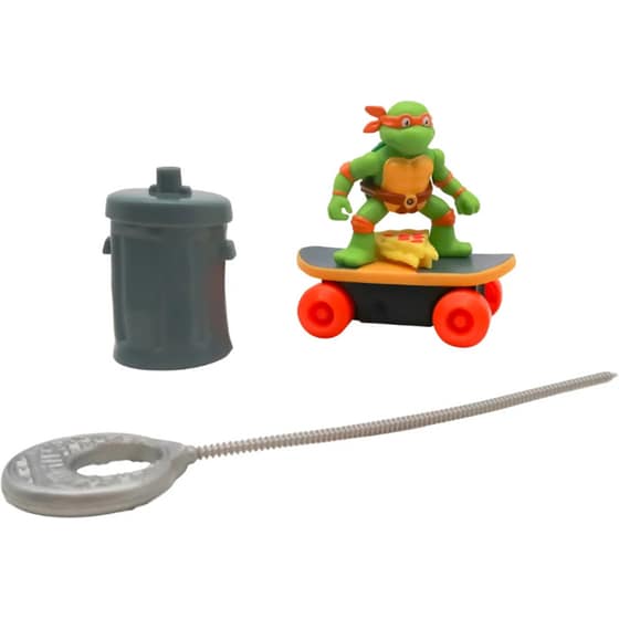 Χελωνονιντζάκια Giochi Preziosi Tmnt Movie Skate Mε Mini Φιγούρα (4 Σχέδια) image 4