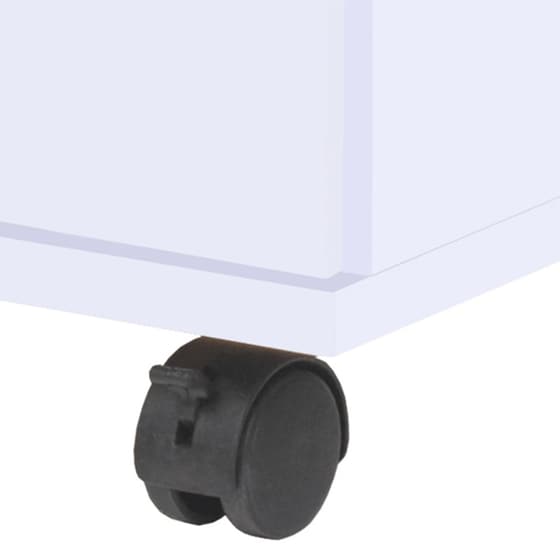 Συρταριέρα Γραφείου VidaXL από Μοριοσανίδα 33x45x60 cm - Λευκό image 3