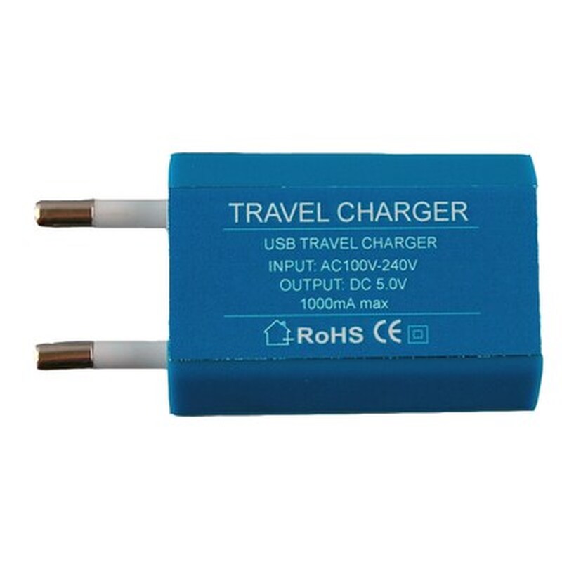 Φορτιστής Πρίζας Oem Usb Travel Charger Mini 1A - Blue