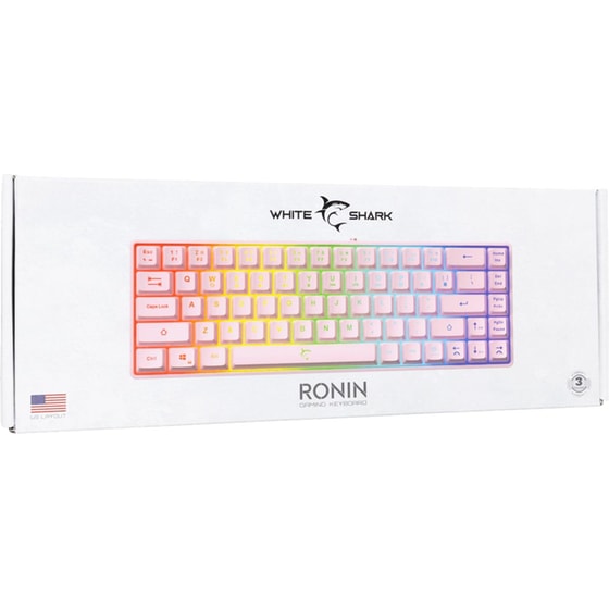 White Shark Ronin Pink Ενσύρματο Gaming Πληκτρολόγιο - Ροζ image 6