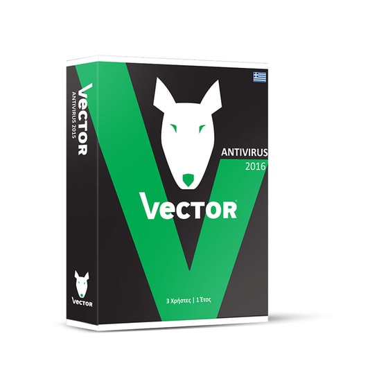 Vector Antivirus 2016 - 1 έτος (3 χρήστες) image 0