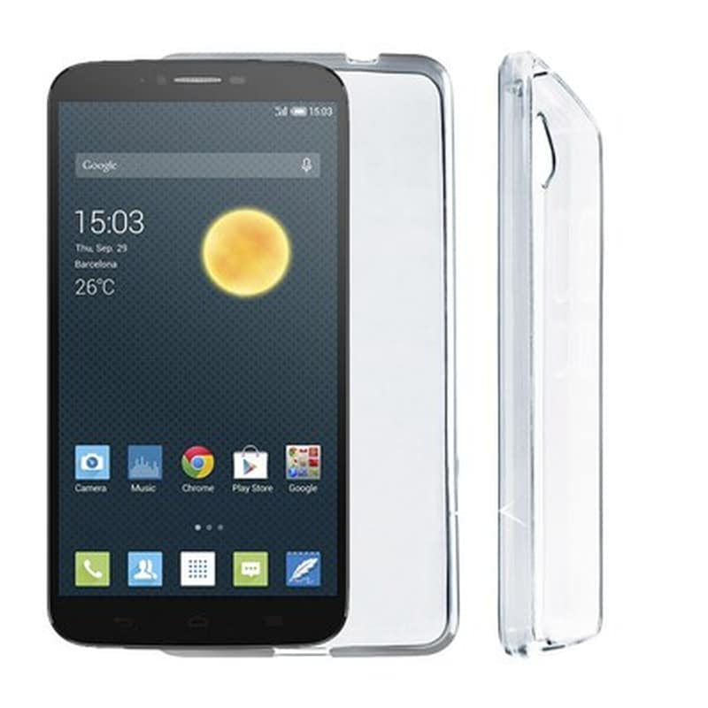 Θήκη Alcatel Hero 2 - Volte-Tel TPU Back Cover Σιλικόνης - Διάφανη VOLTE-TEL