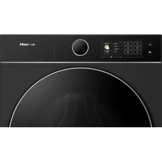 HISENSE WF5I1045BBQ 10.5 kg 1.400 Στροφές Μαύρο Πλυντήριο Ρούχων image 11