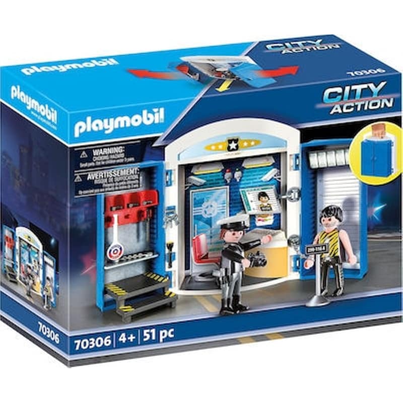 Playmobil Σετ Αστυνομικό Τμήμα City Action: Police Station Play Box