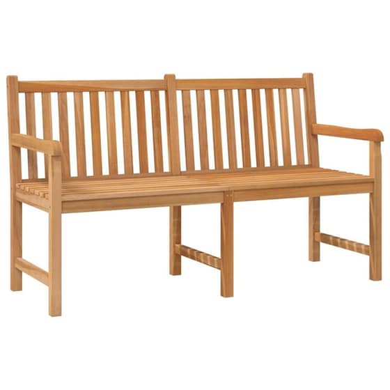 Παγκάκι Κήπου VidaXL από Μασίφ Ξύλο Teak 150x60x90 cm - Καφέ image 0