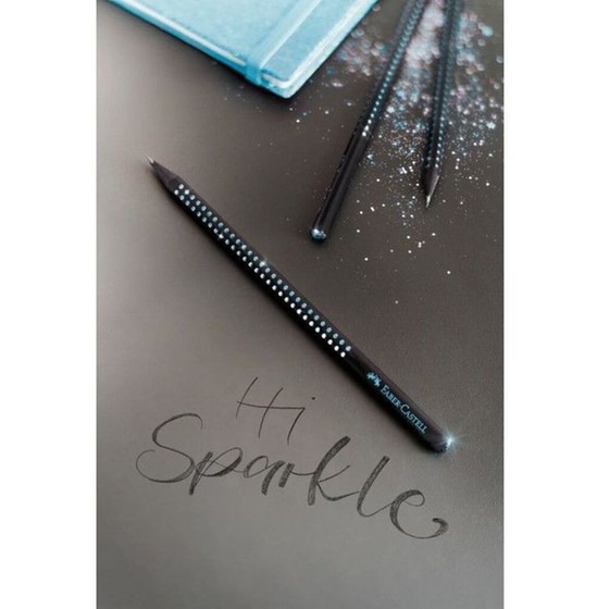 Μολύβι Faber Castell Sparkle Midnight B Γαλάζιο image 3
