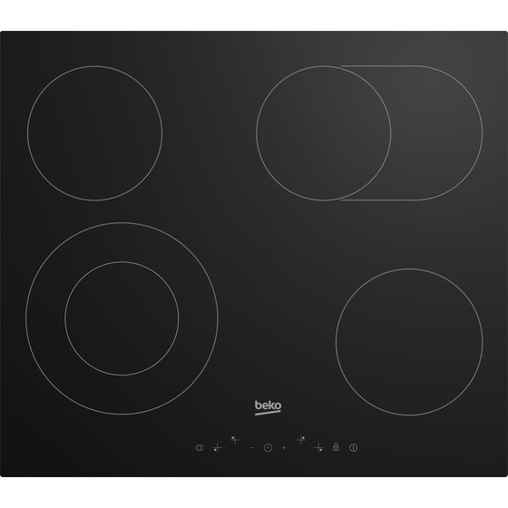 BEKO HIC 64403T 60 cm Μαύρο Εστία Κεραμική Αυτόνομη image 0