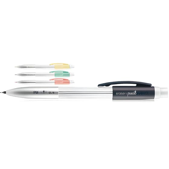 Μηχανικό Μολύβι Milan Silver με Γόμα 0.5 mm HB (1 Τεμάχιο) image 0