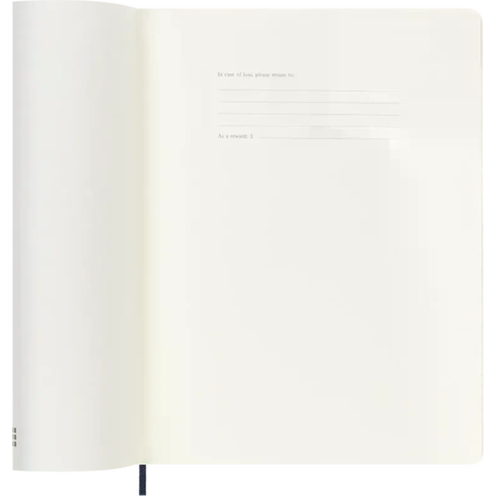 Ημερολόγιο Εβδομαδιαίο 2027 Moleskine 12M XL Soft Cover Μπλε image 1