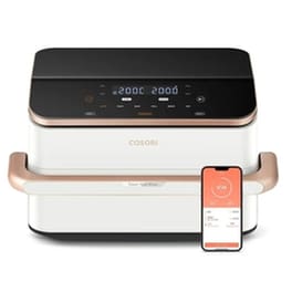COSORI  CAF-TF101S-WEUR με Αποσπώμενο Κάδο 10 L 2800 W Λευκό/Ροζ Χρυσό Φριτέζα Αέρος