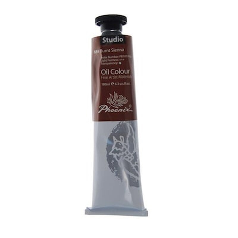 WUXI PHOENIX ARTIST MATERIALS IMP & EXP CO., LTD Phoenix Χρώμα Λαδιού Burnt Sienna 180ml