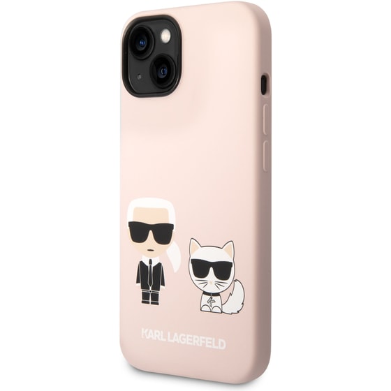 Karl Lagerfeld Silicone Case Karl Choupette Θήκη Προστασίας Από Σιλικόνη – Iphone 14 Plus (light Pink – Klhcp14msskci) image 1