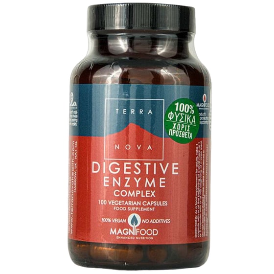 Ένζυμο Terranova Digestive Enzyme Complex - 100 κάψουλες image 0