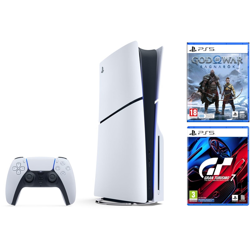 SONY Sony PlayStation 5 - 1TB Gran Turismo 7 God of War Ragnarok