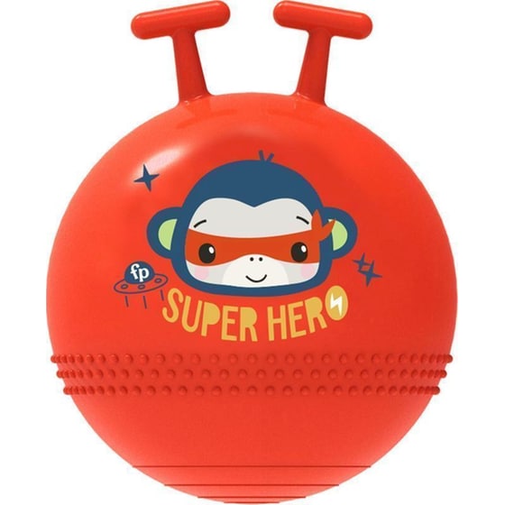 Fisher-Price Μπάλα Χοπ Χοπ Super Bouncy Ball with Foot Pump -Tυχαία Επιλογή (45cm) image 2