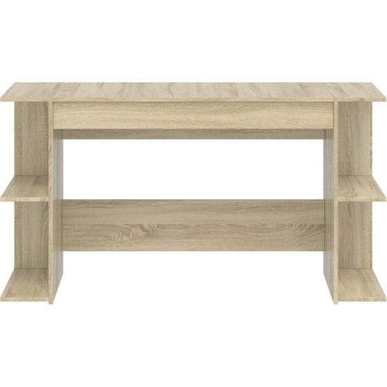 Γραφείο VidaXL από Επεξεργασμένο Ξύλο 140x50x75 cm - Sonoma Δρυς image 2