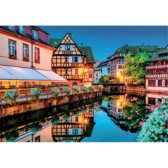 Παζλ Clementoni High Quality Collection Παλιά Πόλη Στρασβούργο - Compact Box (500 Κομμάτια) image 1