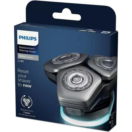 Ανταλλακτικές Κεφαλές PHILIPS SH91/50 για Ξυριστική Μηχανή 3 Τμχ image 0