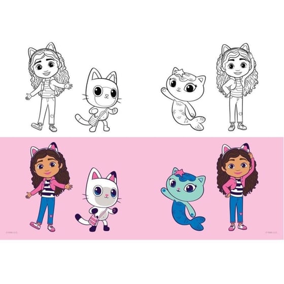 Τετράδιο Καρφίτσα Διακάκης Gabby's Dollhouse 17x25cm 40 Φύλλων image 3