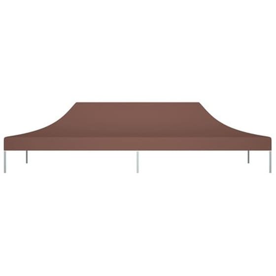 Vidaxl Κάλυμμα Τέντας Εκδηλώσεων Καφέ 6 X 3 Μ. 270 Γρ/μ² image 3