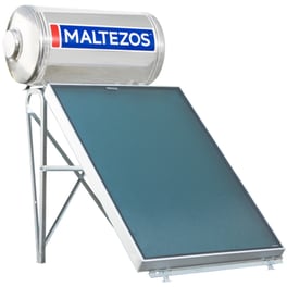 Ηλιακός Θερμοσίφωνας MALTEZOS Inox 125L/1.5τμ Διπλής Ενέργειας Ταράτσας