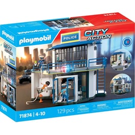 PLAYMOBIL® City Action Αστυνομικό Τμήμα με Δωμάτιο Ερευνών (71874)