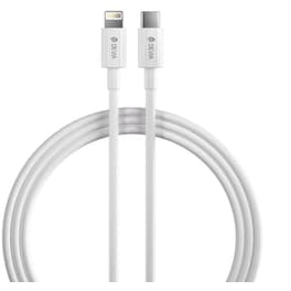 Καλώδιο Φόρτισης Devia USB-C σε Lightning 2m - Λευκό