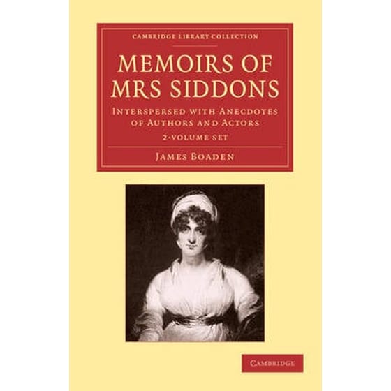Memoirs of Mrs Siddons 2 Volume Set image 0