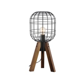 Πορτατίφ Aca Prometheus Od90981t Μεταλλικό 24x24x51.5 cm - Καφέ/Μαύρο