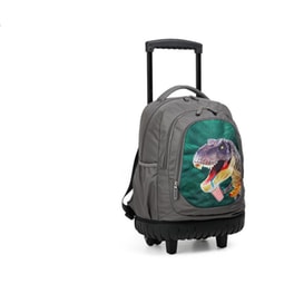 Τσάντα Πλάτης Lycsac Large Τρόλεϋ Dinosaur Γκρι