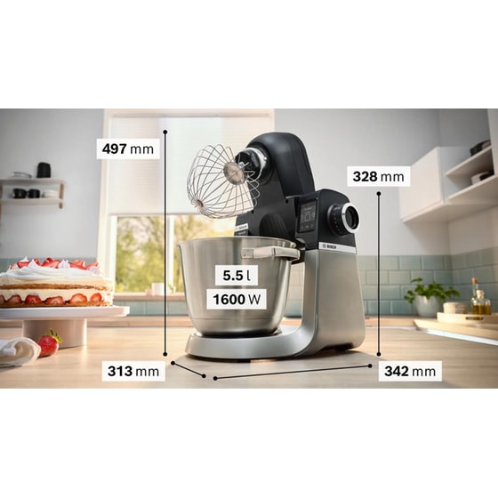 Κουζινομηχανή BOSCH Serie 6 MUMS6ZS17 1600 W 5.5 L Brushed stainless steel image 13