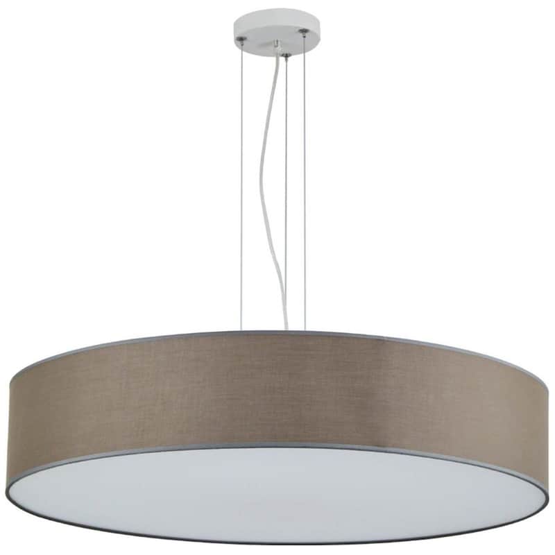 Φωτιστικό Οροφής Πολύφωτο Homelighting Cozy 77-8234 Υφασμάτινο - Καφέ