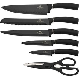 Σετ Μαχαίρια Berlinger Haus Black Silver Collection από Ανοξείδωτο Ατσάλι με Βάση 6 Τμχ