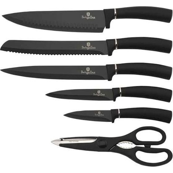 Σετ Μαχαίρια Berlinger Haus Black Silver Collection από Ανοξείδωτο Ατσάλι με Βάση 6 Τμχ image 0