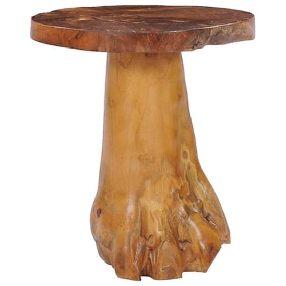 Τραπεζάκι Σαλονιού VidaXL από Μασίφ Ξύλο Teak 40x40cm - Καφέ image 5