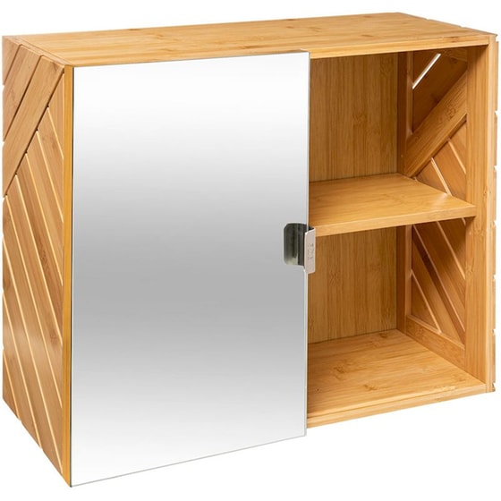 Ντουλάπι Μπάνιου Spitishop F-v Sliding Mirror 174653 από MDF 54x20x44.5cm - Φυσικό image 2