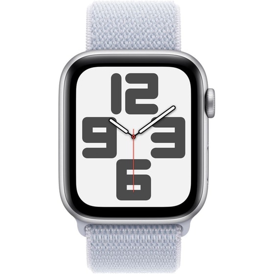 Apple Watch SE GPS 44mm - Silver Aluminium Case with Blue Cloud Sport Loop image 1