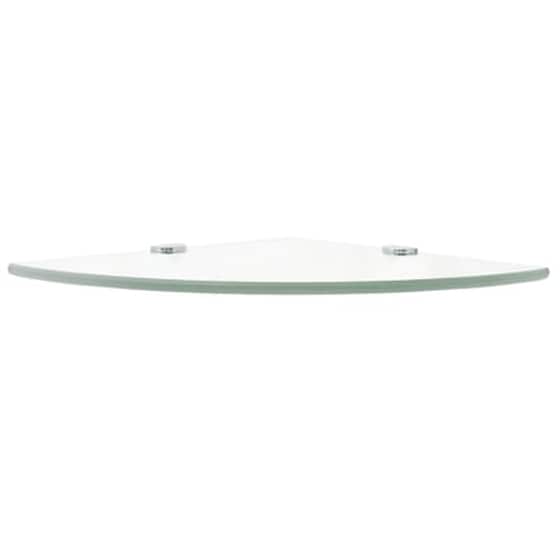 Ράφια Τοίχου VidaXL Γωνιακά από Γυαλί 25x0.8x25 cm 2 Τμχ - Διάφανο image 4