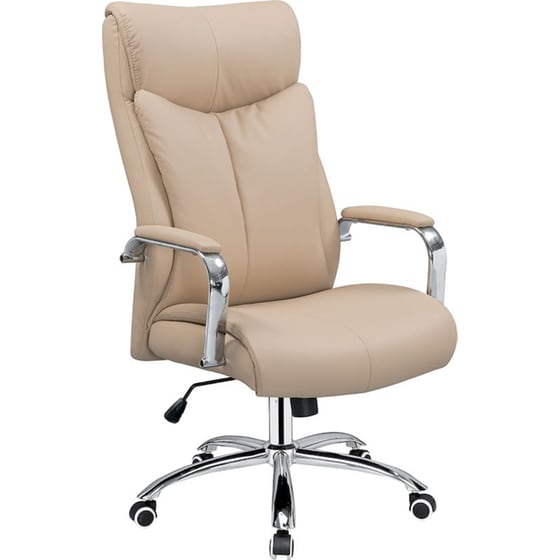 Καρέκλα Γραφείου ArteLibre Elgin από Δερματίνη - Μπεζ image 0