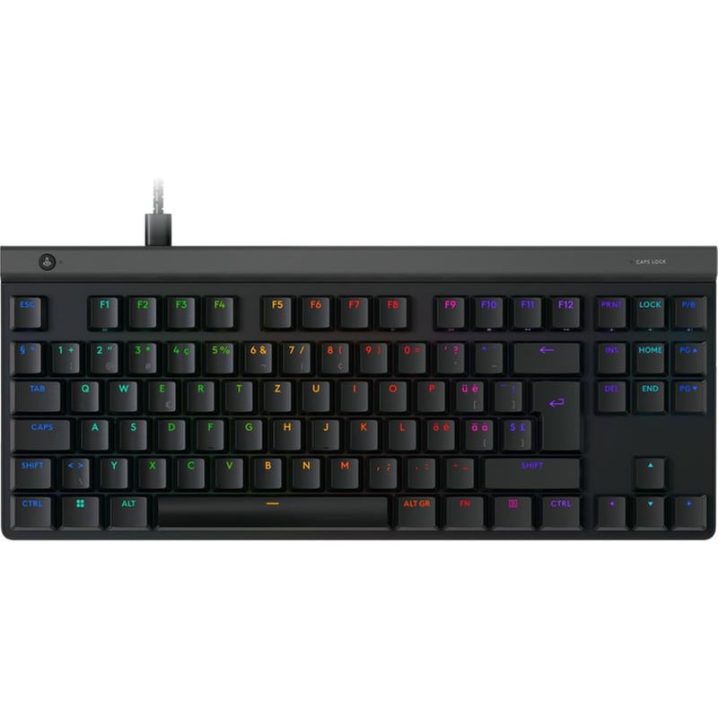 LOGITECH G Logitech G G515 TKL Gaming Ενσύρματο Μηχανικό Πληκτρολόγιο RGB - Μαύρο (US)