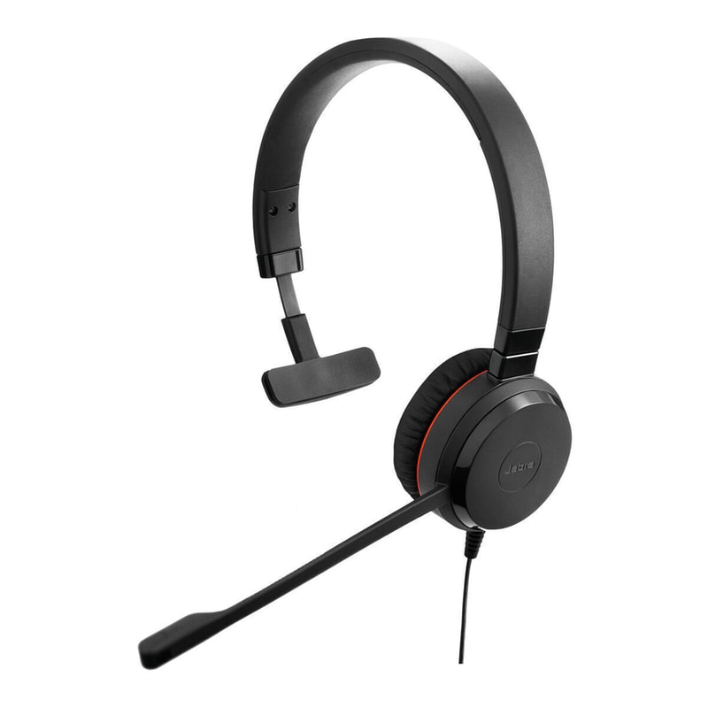 JABRA Ακουστικό Κεφαλής Jabra Evolve 30 II Mono - Μαύρο