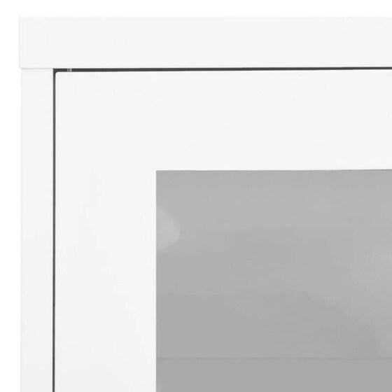 Ντουλάπι Γραφείου VidaXL από Ατσάλι 90x40x70 cm - Λευκό image 5