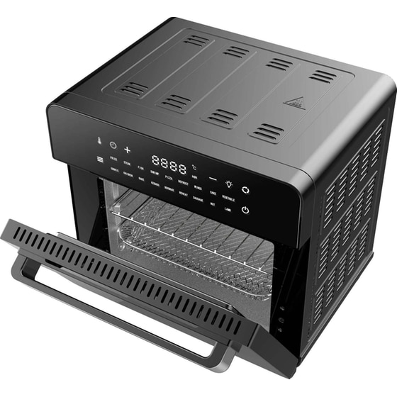 TURBOTRONIC TT-AF5 AIR FRYER OVEN με Πόρτα 1600 W 15 L Μαύρο Φριτέζα -Φουρνάκι Αέρος image 5