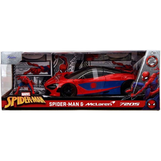 Αυτοκίνητο Jada Marvel Spider-Man McLaren 720S 1:24 image 0