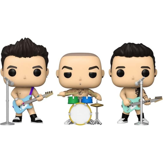 Funko Pop! Rocks Blink - Mark Hoppus, Travis Barker, Tom DeLonge 3-Pack image 0