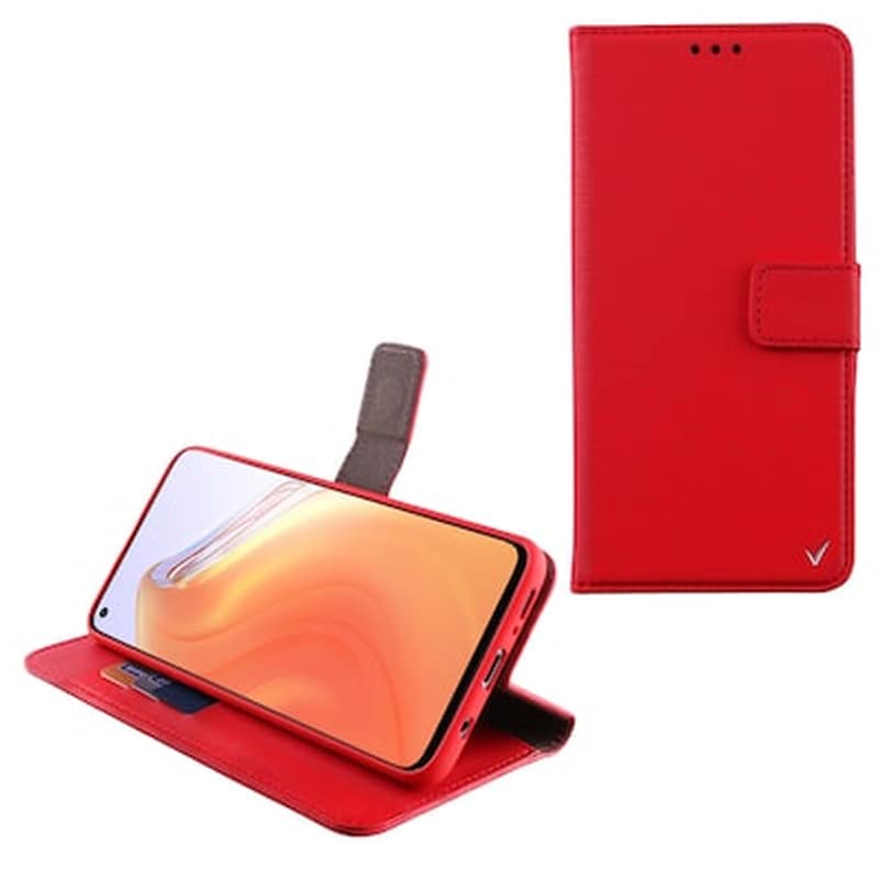 Θήκη Xiaomi Mi 10T/Mi 10T Pro - Volte-tel Allure Magnet Book Stand Clip - Red VOLTE-TEL