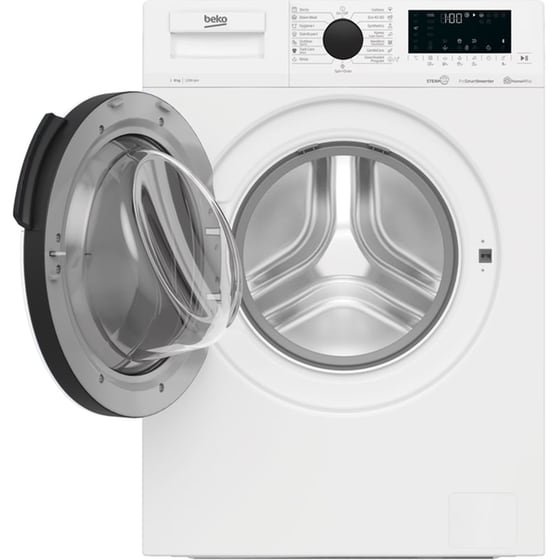 BEKO WUE8626XBWS 8 kg 1.200 Στροφές με Ατμό Λευκό Πλυντήριο Ρούχων image 3