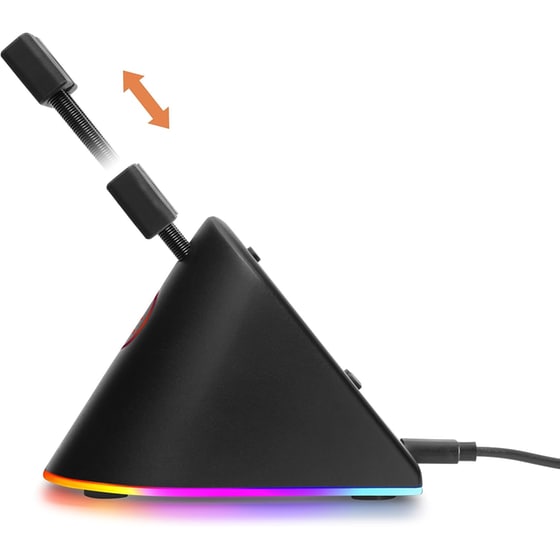 Deltaco Mouse Bungee με RGB Φωτισμό - Μαύρο image 2